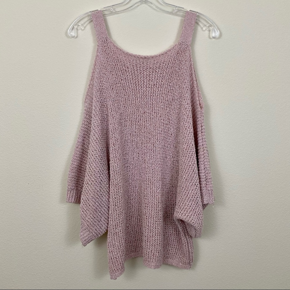 Cold Shoulder Crochet Top
